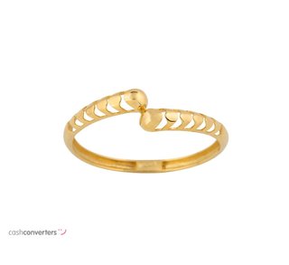 anillo oro 18k con circonita