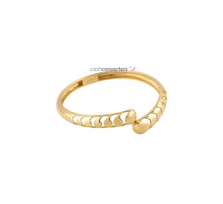 anillo oro 18k con circonita