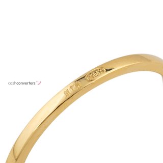 anillo oro 18k con piedra con circonita
