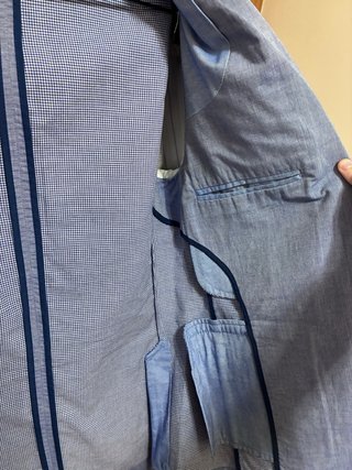 Chaqueta de traje Zara azul