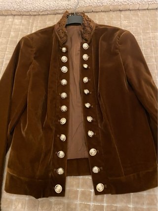 Conjunto S/M Marrón y Blanco