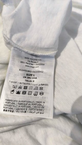 T-shirt Boggi Milano Linho Elastano Branca