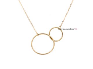 cadena oro 18k 22cm