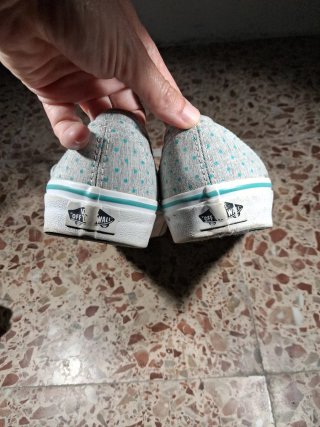 Zapatillas Vans Gris y Turquesa