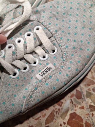 Zapatillas Vans Gris y Turquesa
