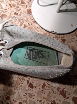 Zapatillas Vans Gris y Turquesa