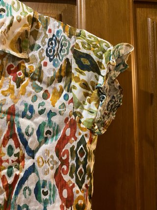 Vestido camisero niña estampado