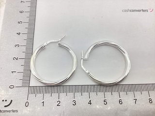 argollas plata 925mm