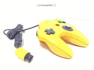 mando nintendo 64 nintendo mando controller amarillo