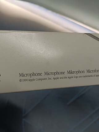 Micrófono para ordenador,  Apple Mac 1990 vintage