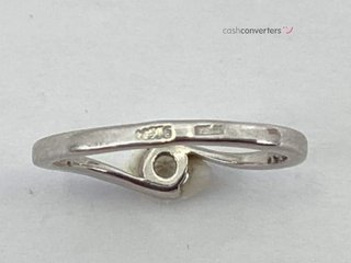 anillo plata 925mm con piedra con diamante de laboratorio
