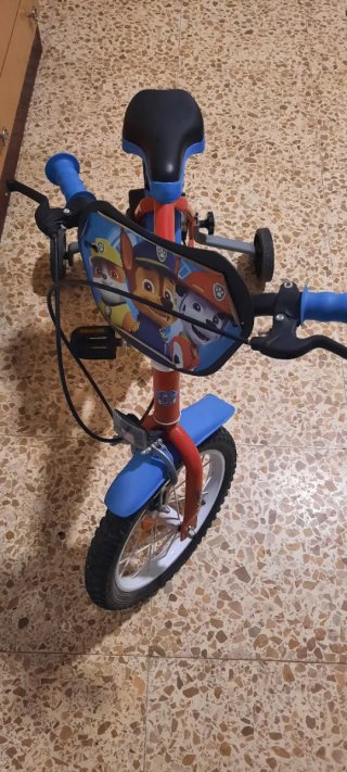 Bicicleta Paw Patrol Infantil