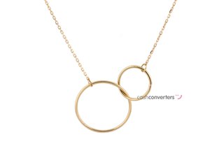 cadena oro 18k 22cm