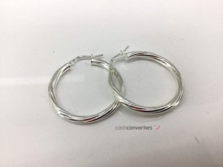 argollas plata 925mm
