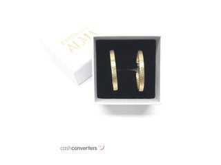 argollas oro 18k
