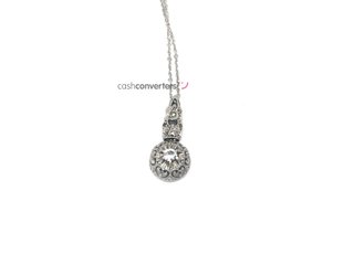 cadena oro 18k con piedra con moisanita 22cm