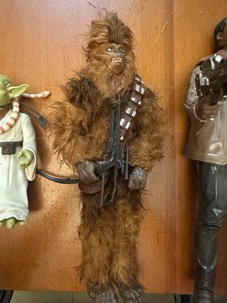 Pack 3 Figuras Star Wars: Yoda, Chewbacca, Finn