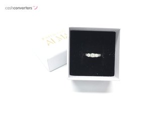 anillo plata 925mm con piedra con diamante de laboratorio