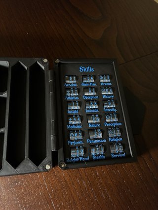 2 Kit D&D Porta Fichas e Dados Essencial