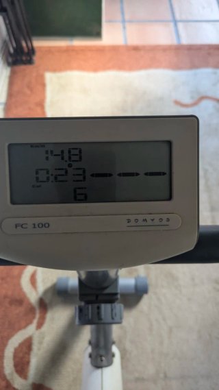 Bicicleta estática manual
