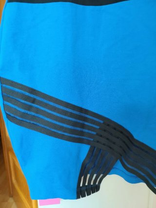 Vestido Guess Vintage Azul y Negro Talla M