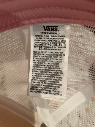 Gorra Vans Rosa