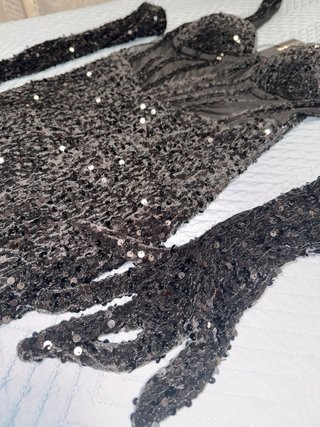 Vestido corto brillante Fashion Nova
