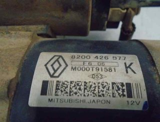 Renault 3135046 motor arranque 8200426577 kangoo i