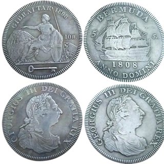GIBRALTAR Y BERMUDAS 2 MONEDAS DE COLECCIÓN
