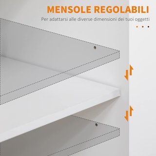 Carro De Cocina Multiusos Con Cajón, Ruedas, Porta Especias Y Armario, Mueble De Cocina Con Estante Regulable, Porta Toallas Y Tablero De Madera De Caucho, 109X40X89 Cm, Blanco