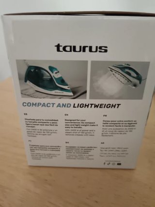 Plancha de vapor Taurus 2400W NUEVA