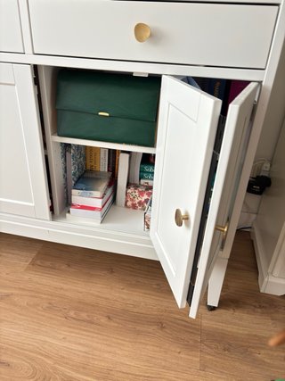 Aparador de madera blanco Ikea serie Idanäs