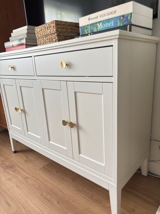 Aparador de madera blanco Ikea serie Idanäs