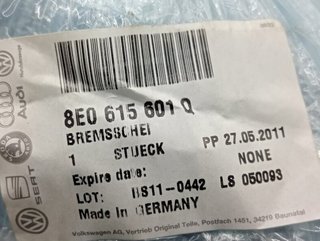 8e0615601q disco freno tras audi a4 berlina 97282