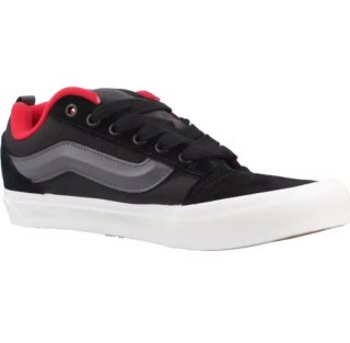 Zapatos Vans Negros y Rojos