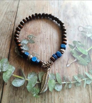 Pulsera Boho Artesanal Pluma