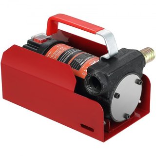 Bomba de Transferencia de Combustible, 12V CC 37.9 LPM 798.6 cm de Elevación, Kit de Bomba Extractora de Diesel Eléctrica Portátil con Boquilla de Apagado Automático, Manguera de Entrega y Succión...
