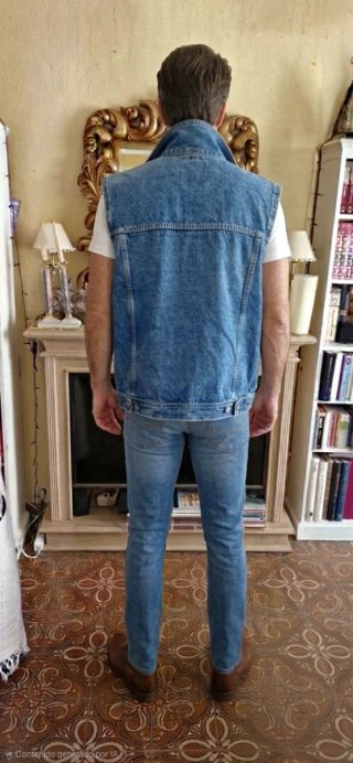 Chaleco Vaquero Hombre Talla S
