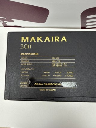 Carrete pesca Makaira 30II Okuma