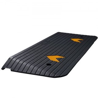 Rampas de Umbral de Caucho, Rampas de Umbral de 5.08 cm de Altura para Puertas, Rampas de Umbral de Caucho Reciclado con Capacidad de Carga de 15000 kg, Superficie Antideslizante Rampas de Umbral ...