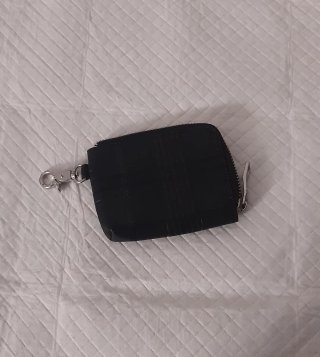 Monedero Zara Negro con Llavero