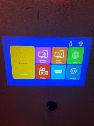 Proyector blanco