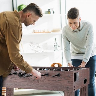 Mesa de Futbolín, Mesa de Futbolín de Tamaño Estándar de 48 pulgadas, Mesa de Futbolín de Tamaño Completo para el Hogar, la Familia y la Sala de Juegos, Fútbol con Juego de Mesa de Futbolín, Inclu...