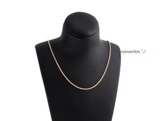 cadena oro 18k 25cm