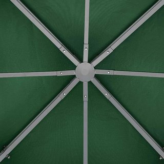 Tetto di Ricambio per Gazebo 3X3M, Tela per Gazebo a 2 Livelli Resistente ai Raggi UV, Verde Scuro (SOLO TELA)
