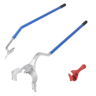 Herramienta de Montaje y Desmontaje de Neumáticos, 571-622 mm Herramienta Manual de Cambio de Neumáticos de Acero, con Soporte de Bead Extra, Rompe Bead de Camión Sin Cámara, 3 PCS Herramientas pa...