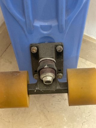 Skate plástico azul
