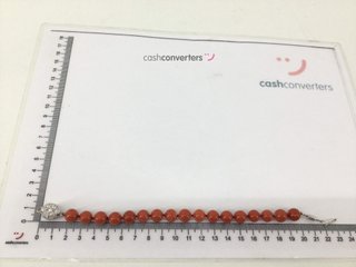pulsera oro 18k con diamante,coral