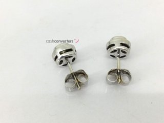 pendientes oro 18k con piedra con diamante