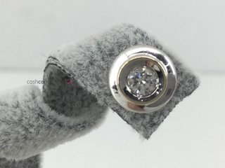pendientes oro 18k con piedra con diamante
